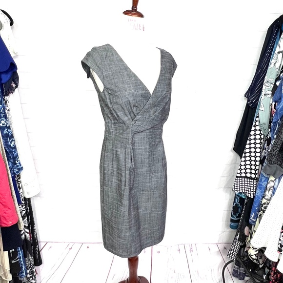 NWT🤩 |•AGB•| Grey Crisscross Top Dress Size 6 - Picture 2 of 8